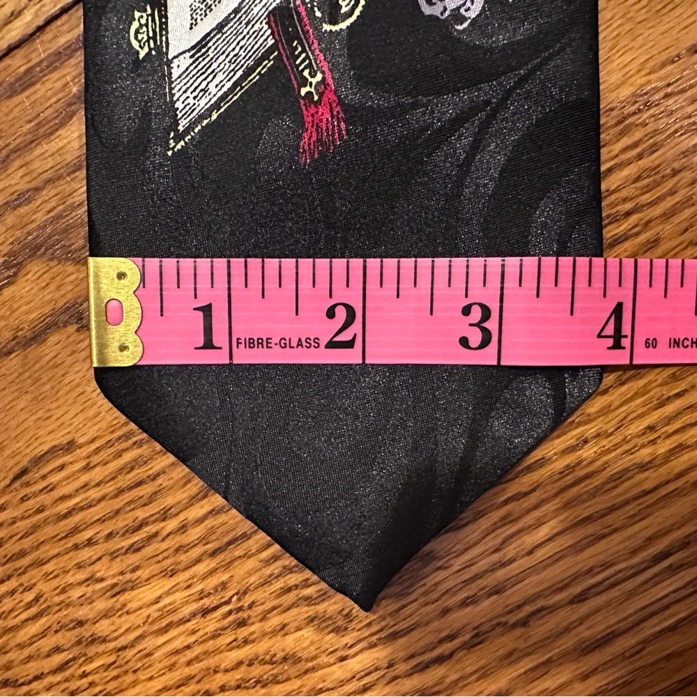 Black Tie with Red‎ Cross and Bible Design